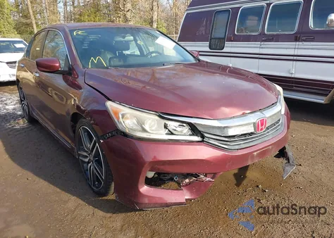 2016 Honda Accord Sport from USA, damaged, VIN 1HGCR2F5XGA052937